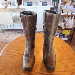 Nine West Brown Leather Boots